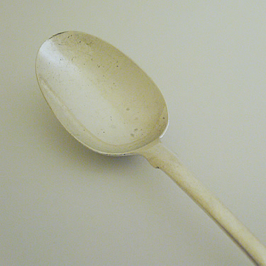 1851-52年頃 英国 純銀のスプーン ヴィクトリアン